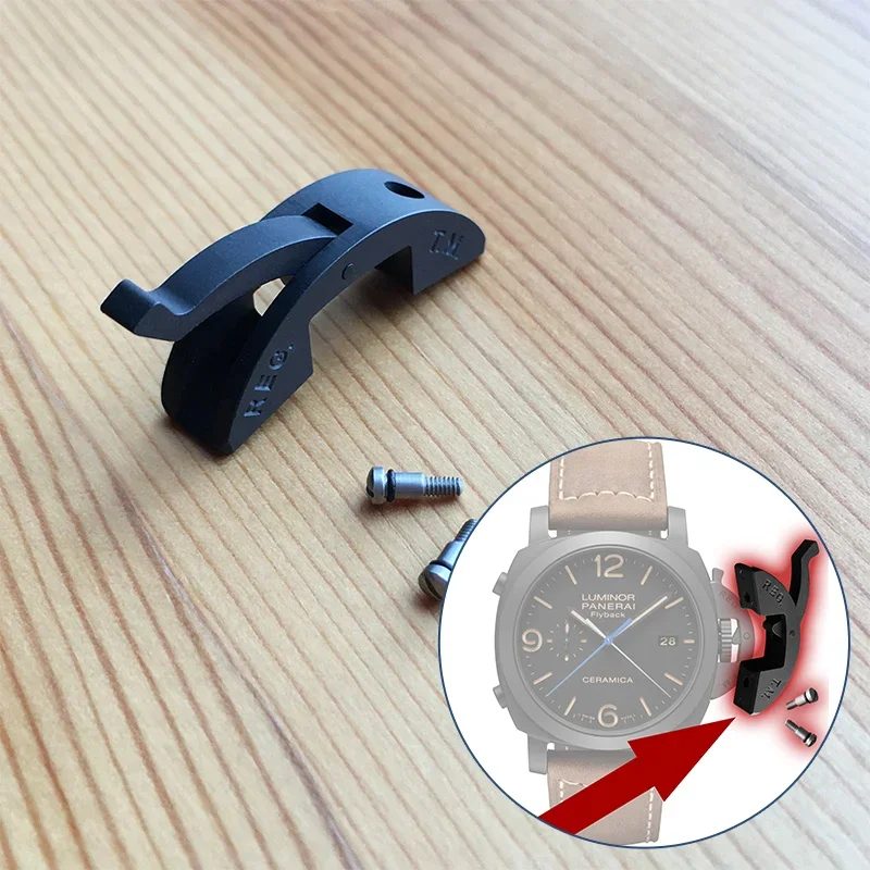 Orologio In Ceramica Crown Protect Guard Per Pam Panerai Luminer 1950 3 Giorni Chrono Flyback Watch Case