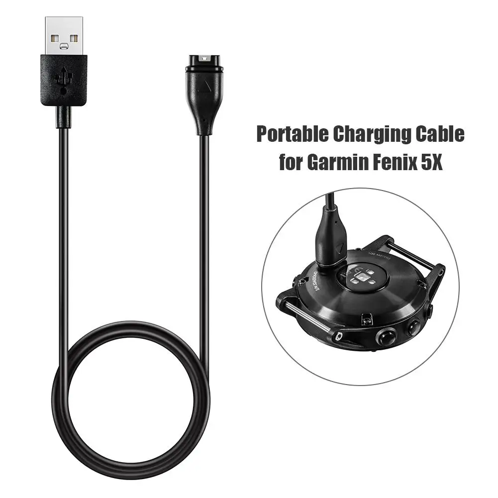 Usb Di Ricarica Del Caricatore Del Cavo Per Garmin Fenix 6S 6 5 Più 5X Vivoactive 3 Смарт Часы Часы Мужские Наручные 1 M/3.3Ft