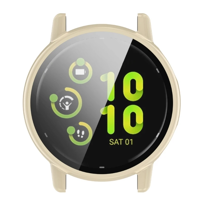 Proteggi Schermo Per Vivoactive 5 Custodia Rigida + Pellicola In Vetro Temperato Onepiece Cover 51Be