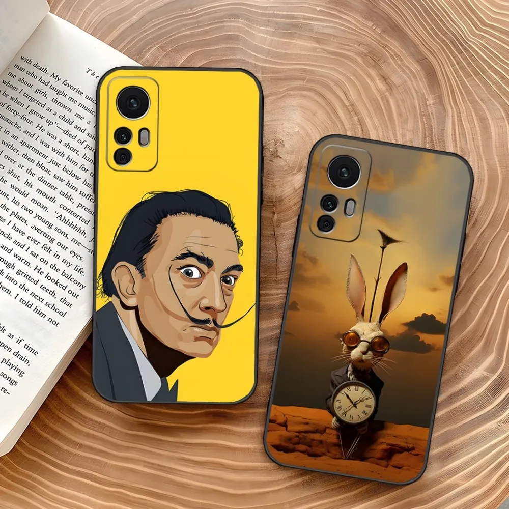 Etui Salvador Dali Painting Phone Case Per Xiaomi 13 12 11T Lite Ultra Redmi Note 13 12 10 Pro Poco F4 F5 X5 Pro Cover Posteriore
