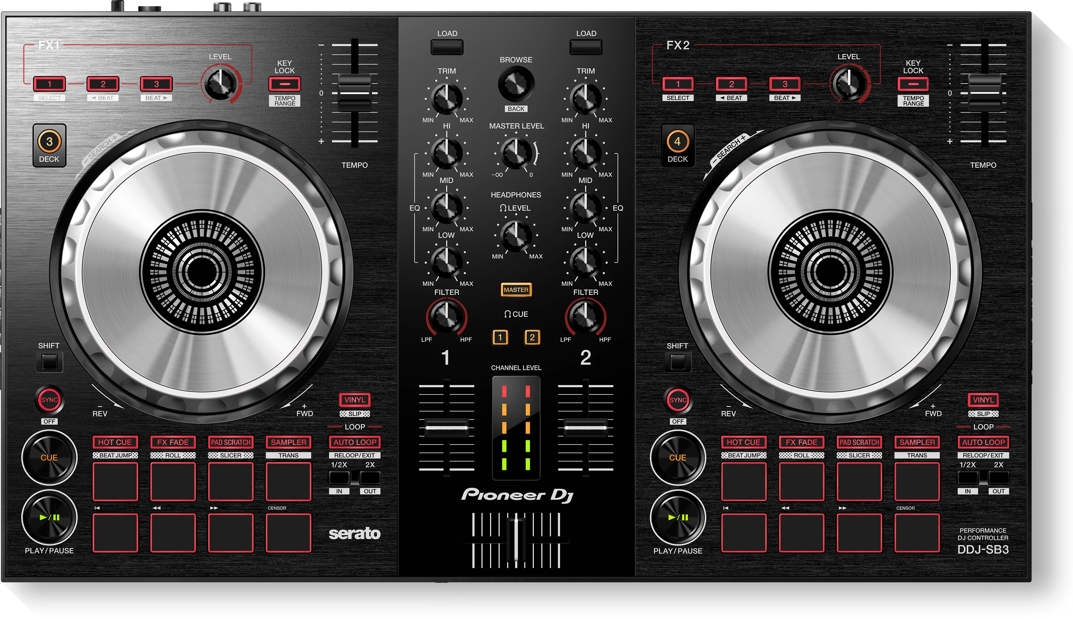 Lettore Disco Controller Pioneer Ddj-Sb3 Entry-Level