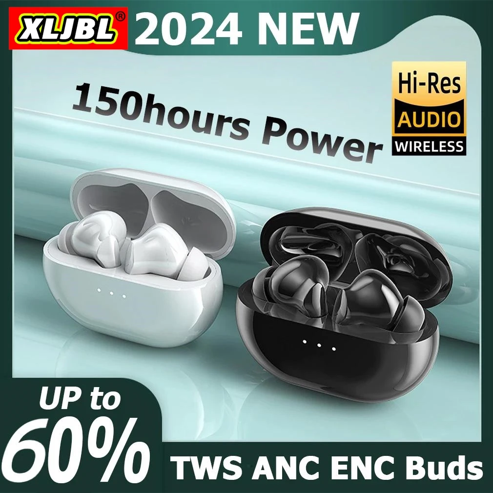 Xljbl New Anc Enc Buds 4 Auricolari Wireless Bluetooth 5.1 Hifi Sound Noise Reduction Sport Gaming Airpods Pro Headset Per Telefono