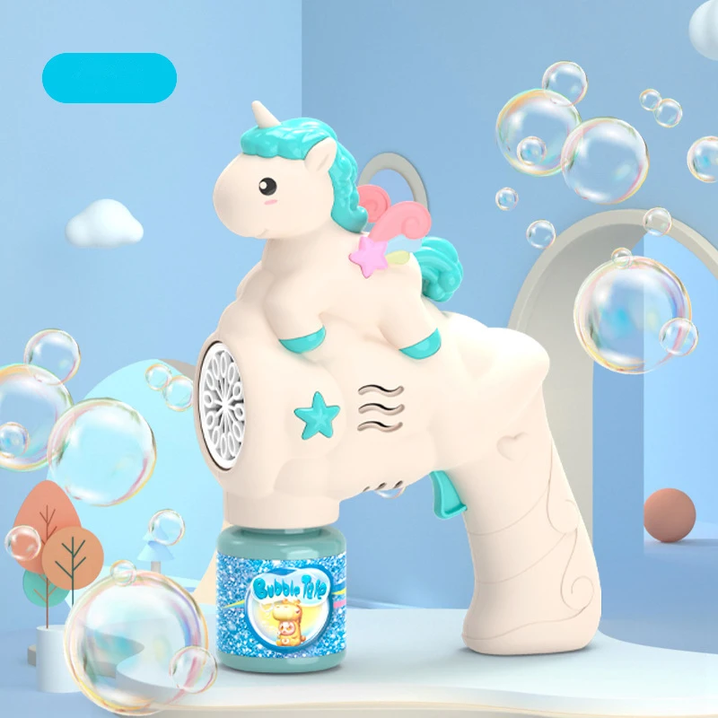 Hot Big Eye Bubble Machine Per Bubble Gun Unicorn Bubble Machine Bubble Blower Per Bambini Soap Bubble Summer Toys Regali Per Bambini