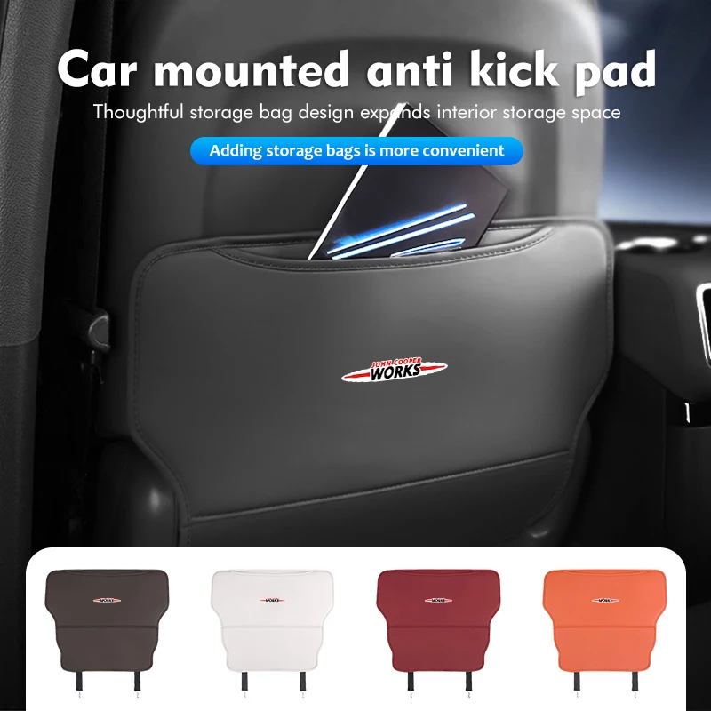 Auto Back Anti Kicking Pad Half Pack Accessori Per Sedile Posteriore Per Mini John Cooper Works R56 F56 R53 R60 Clubman
