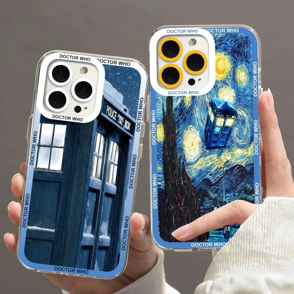 Custodia Per Telefono D-Doctor-Who Per Iphone 11 12 13 Mini Pro Max 14 15 Pro Max Custodia Shell