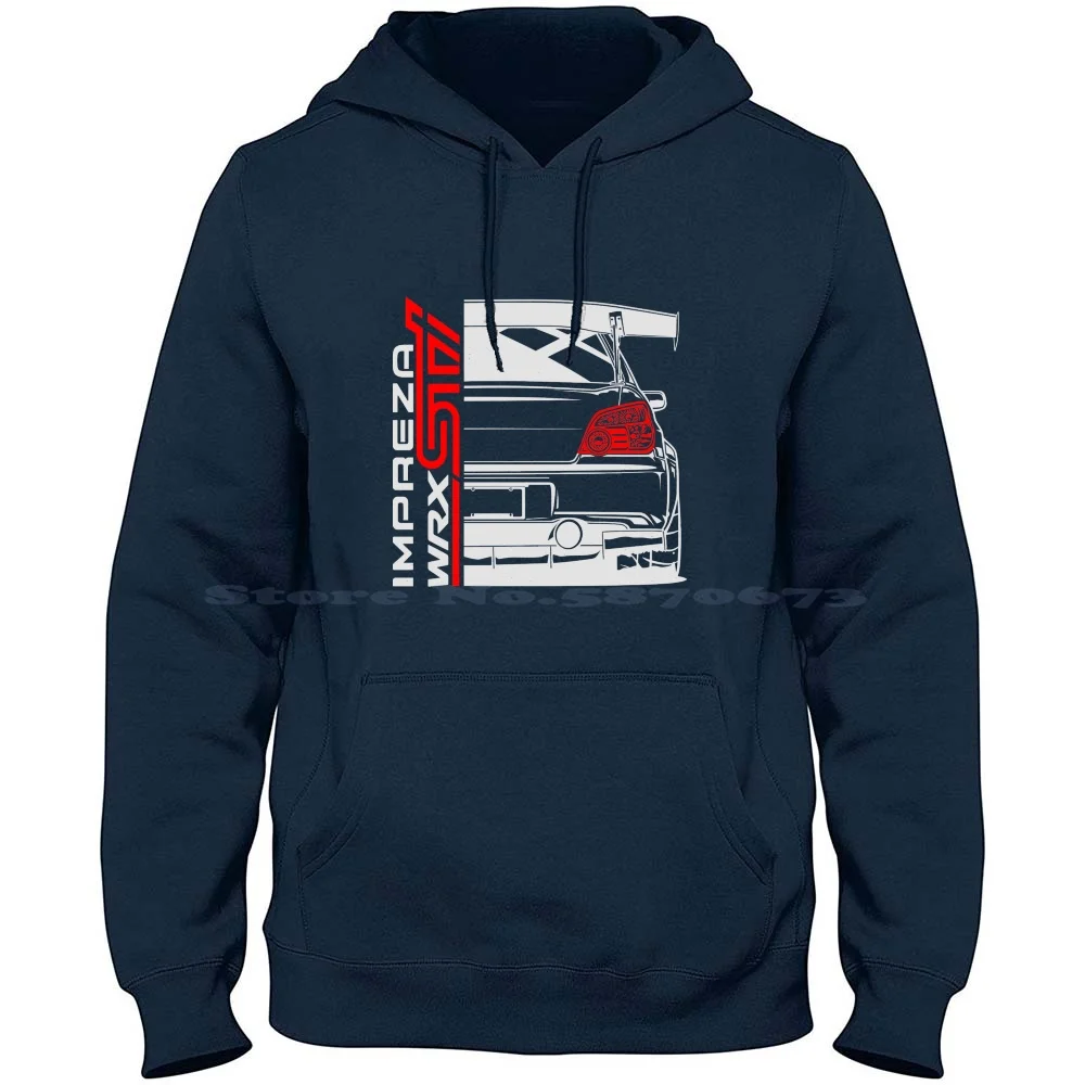 Sti Wrx 100% Cotone Felpa Con Cappuccio Racing Wrx Wrc Sti Imprza Sti Wrx Jdm Jdm Legends Jdm Classics Jdm Lovers Jdm Appassionato Jdm