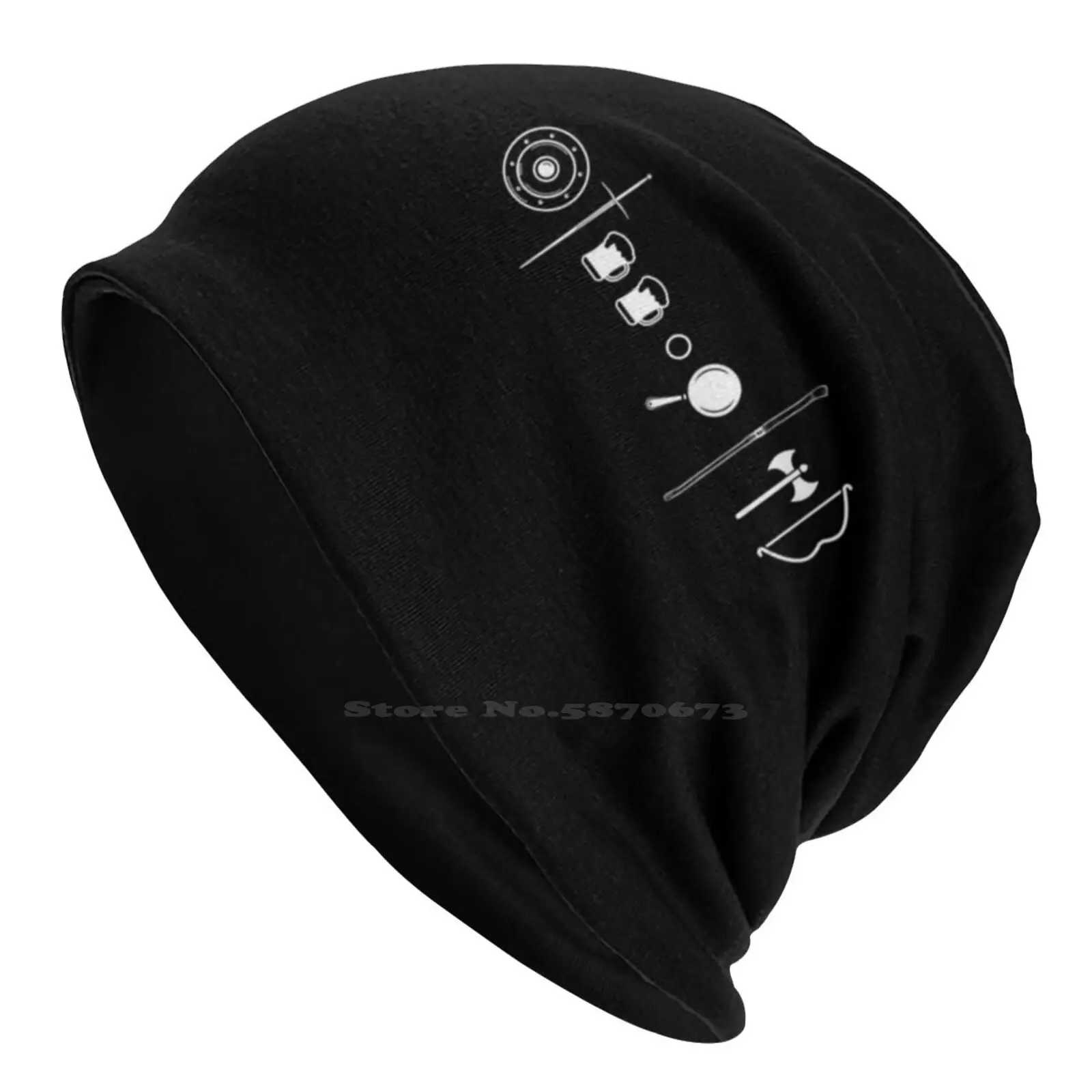 The Fellowship-Fantasy Cappello Lavorato A Maglia Warm Beanie Outdoor Caps Fantasy Halfling Lonely Mountain Gandalf Frodo Bilbo Baggin Gollum