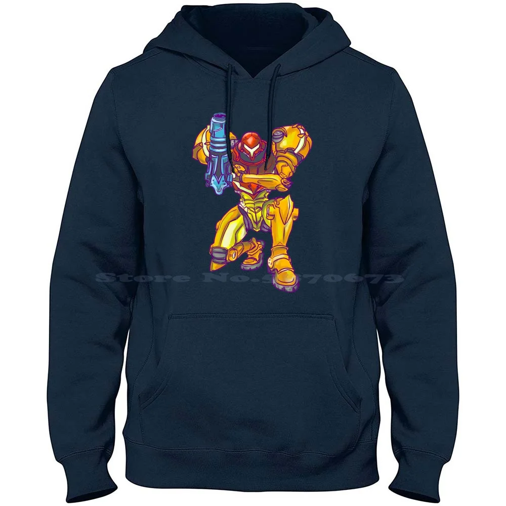 Samus Returns Samus 100% Cotone Felpa Con Cappuccio Samus Aran Power Suit Samus Returns 3Ds 2017 Super Medtroid Metroid Prime Bounty