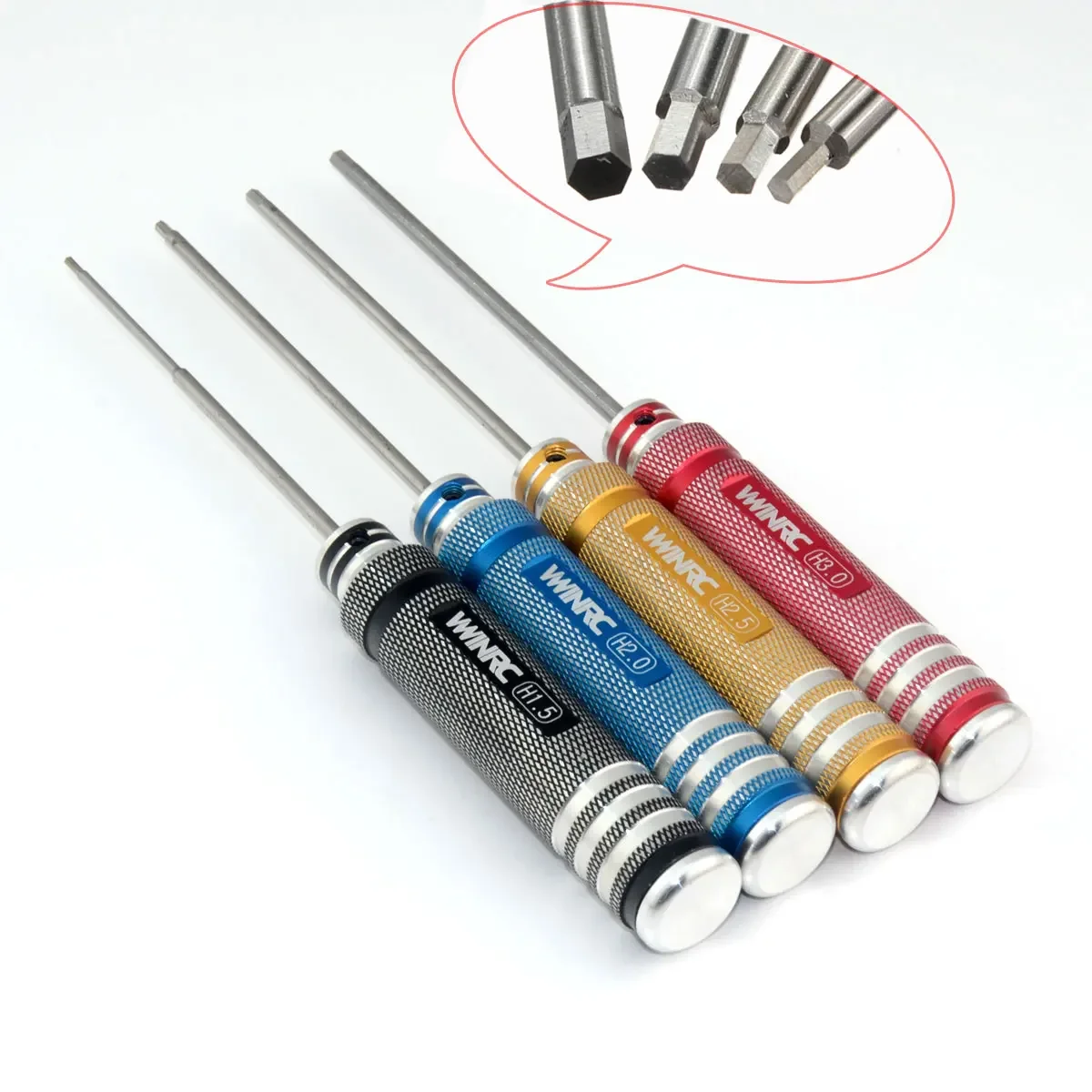 Cacciavite Esagonale Nitruro Tini Head Harden 1.5 2 2.5 3Mm Per Rc Boat Car Fpv Quadcopter Drone Uav Tools