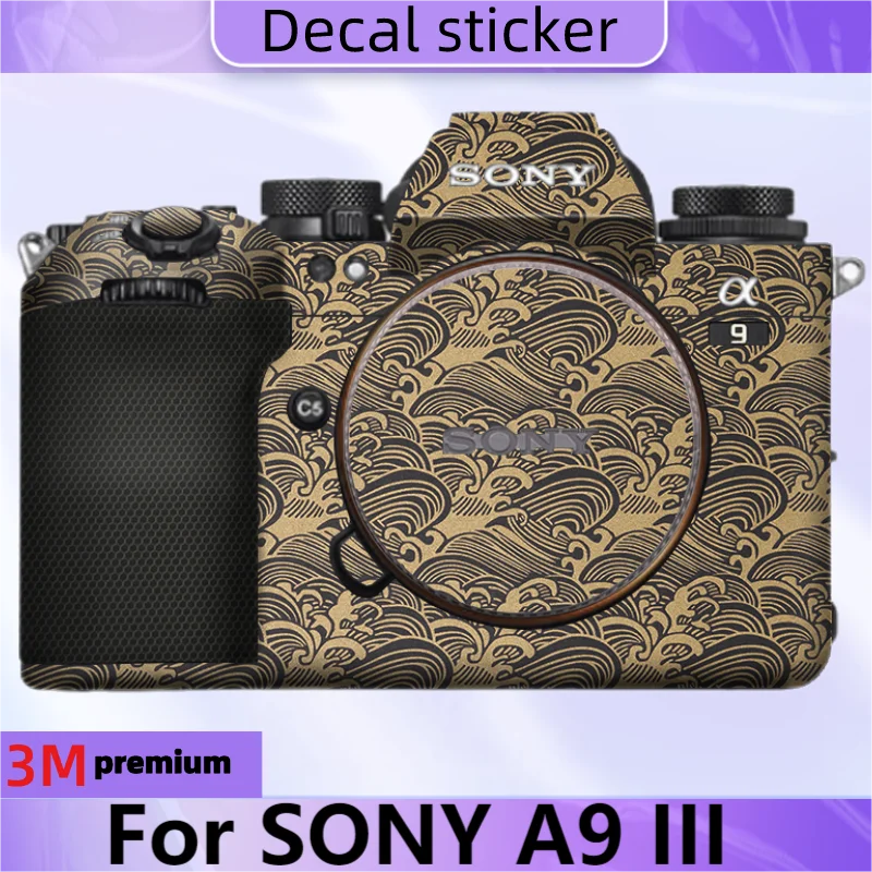 Per Sony A9 Iii Adesivo Per Fotocamera Decalcomania Protettiva Per La Pelle Pellicola Avvolgente In Vinile Cappotto Protettivo Antigraffio Alpha 9 Iii