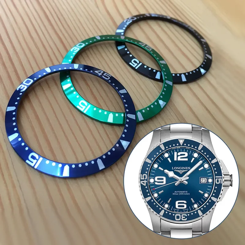 Inserti Per Lunette Per Orologi In Alluminio Per Longines Hydromiader Automatic 39Mm Parti Per Orologi Da Uomo