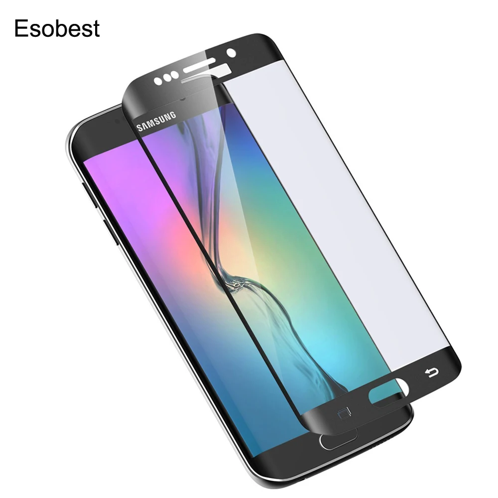 Pellicola In Vetro Temperato Curvo Per Samsung Galaxy S8 Plus S7 Edge S6 Edge Plus Note 7 3D Copertura Completa