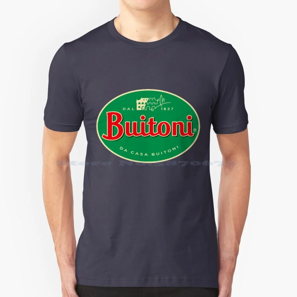 Brilliant Buitoni Design T Shirt 100% Cotone Tee Football Soccer Argentina Napoli Ronaldo Legend Vintage Diego Maradona Retro
