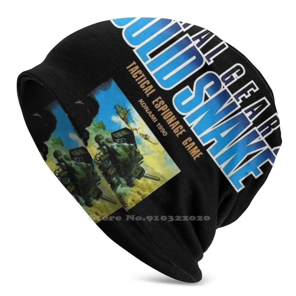 2 Solid Snake Warm Stretch Antivento Cap Copricapo Metal Gear Nes Msx 80S 1980S Solid Snake Hide Kojima