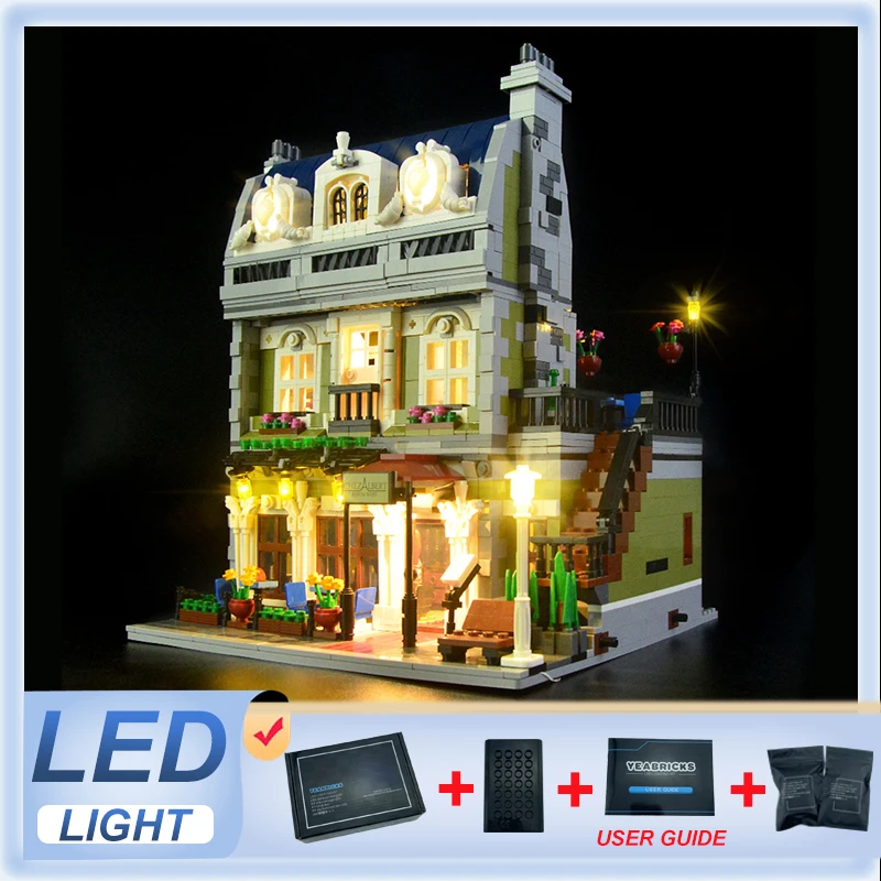 Kit Luci A Led Per Ristorante Parigino Lego 10243 (Solo Luce A Led, Senza Blocchi Di Costruzione)
