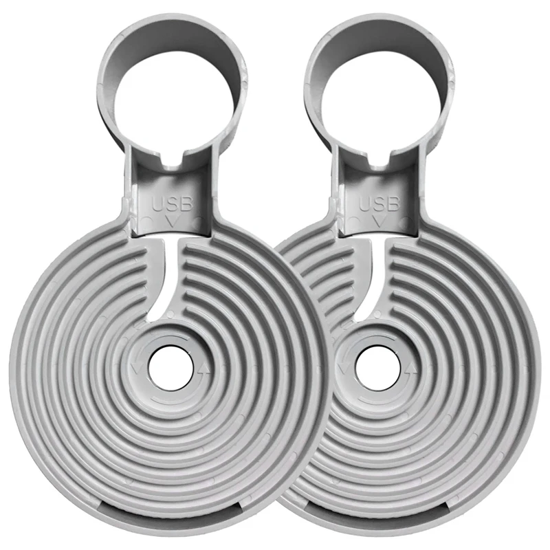 Presa Supporto Per Montaggio A Parete Per Google Home Mini E Google Nest Mini Gestione Salvaspazio Del Cavo (Confezione Da 2) Bianco