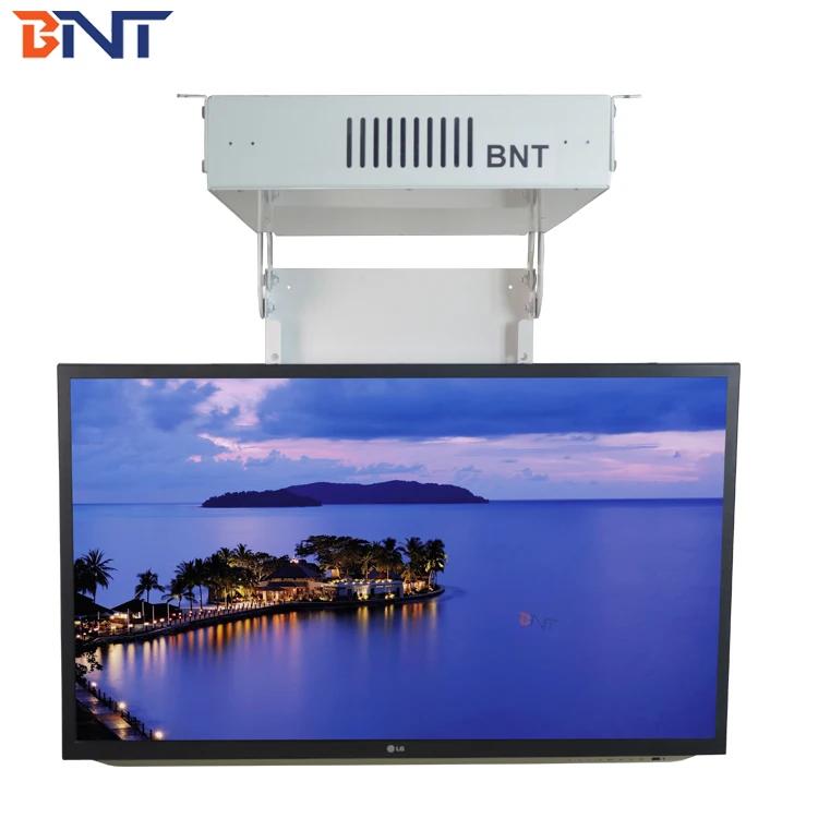 Bnt Smart Home Office Room Soffitto Nascosto Utilizzato Adatto Per Tv Lcd Da 55 Pollici Telecomando Motorizzato Flip Down Tv Lift