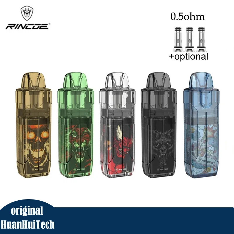 Originale Rincoe Jellybox Se Pod Kit 500Mah Batteria Integrata 1.7Ml Pod E Cigs Per Jellybox Nano 0.5Ohm Mesh Coil 10-13W Di Potenza