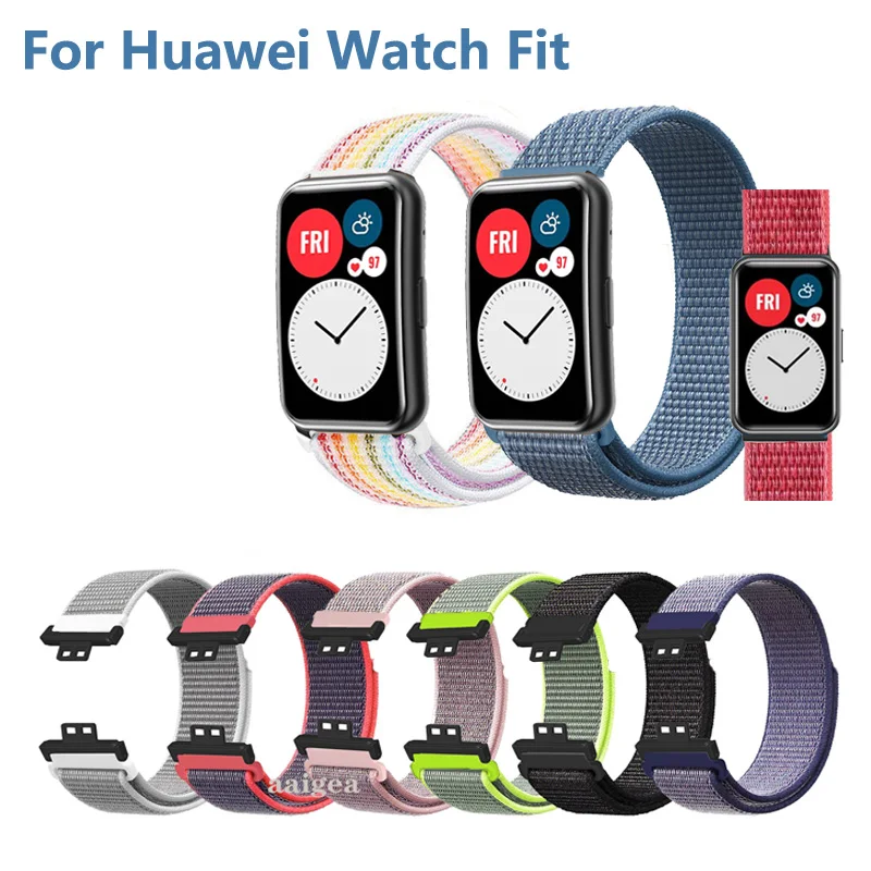 Cinturino Huawei Watch Fit Smart Watch Cinturino In Nylon Per Huawei Watch Fit Cinturino Di Ricambio Con Strumento