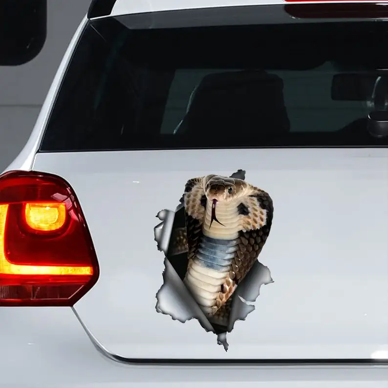 Cobra Car Decal , Cobra Magnet, Cobra Decal, Cobra Car Sticker