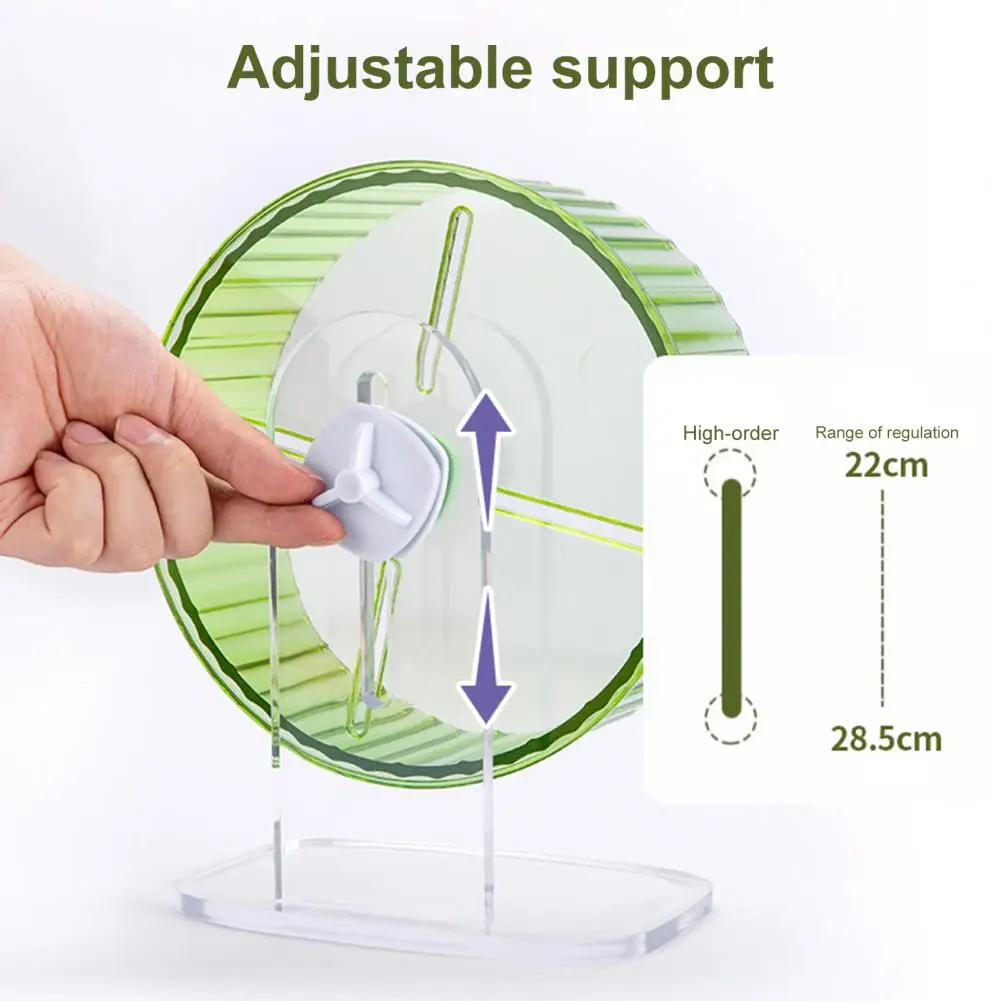 Criceto Running Disc Toy 2 Size Silent Small Pet Rotatory Jogging Wheel Piccoli Animali Domestici Sport Wheel Toys Accessori Per Gabbia Per Criceti