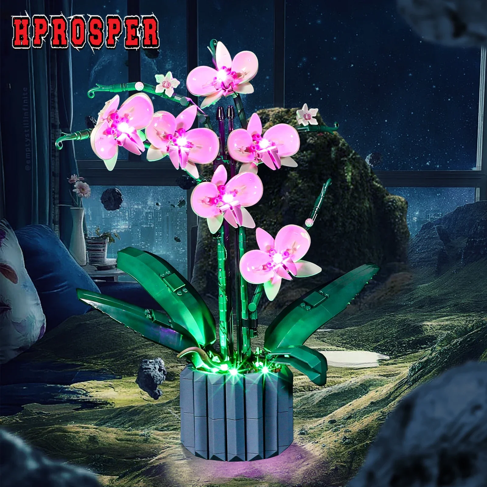 Hprosper 5V Luci A Led Per Lego 10311 Creator Orchid Accessori Per Lampade Decorative Fai Da Te (Non Vendendo Blocchi Di Costruzione)