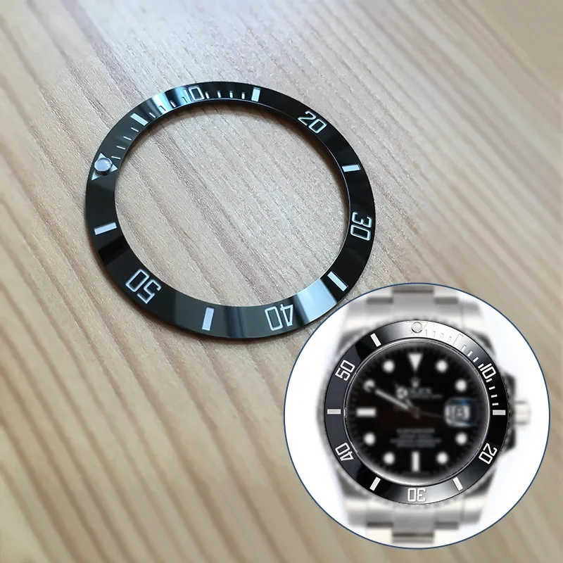 Ceramic Titanium Silver Number Lunetta Per Orologio Di Alta Qualità Per Rolex Submariner Orologio Automatico Originale 116610