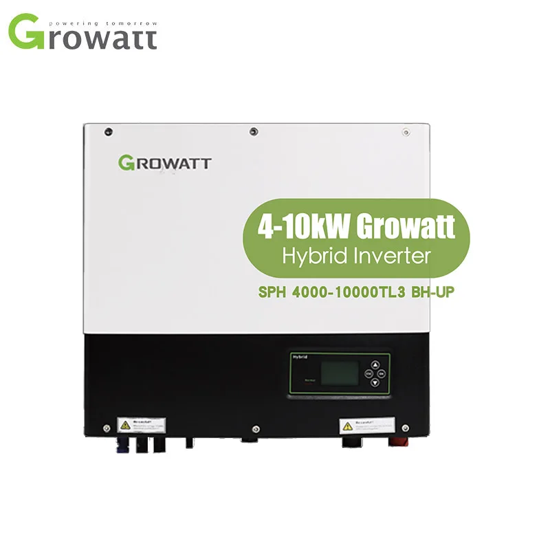 Growatt 5Kw Solar Hybrid Inverter 230V Dual Mpp Tracker 10Kw 1.5 Dc/Ac Ratio Onduleurs Solaires Con Wifi