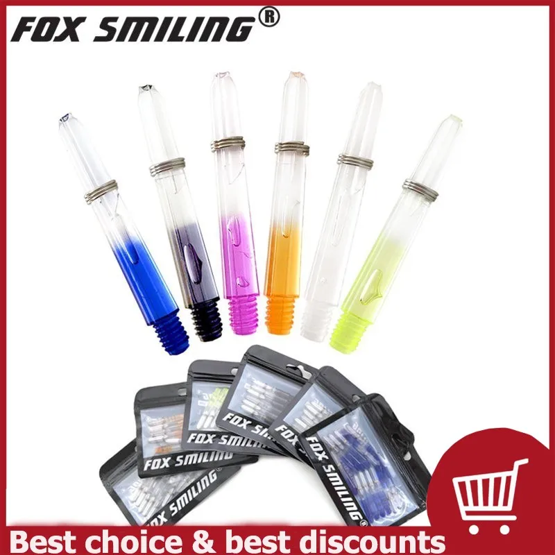 Fox Sorridente 12 Pezzi 2Ba 35Mm Freccette Alberi Freccette In Nylon Per Freccette Professionali Freccette In Plastica Accessori Per Alberi 5 Colori