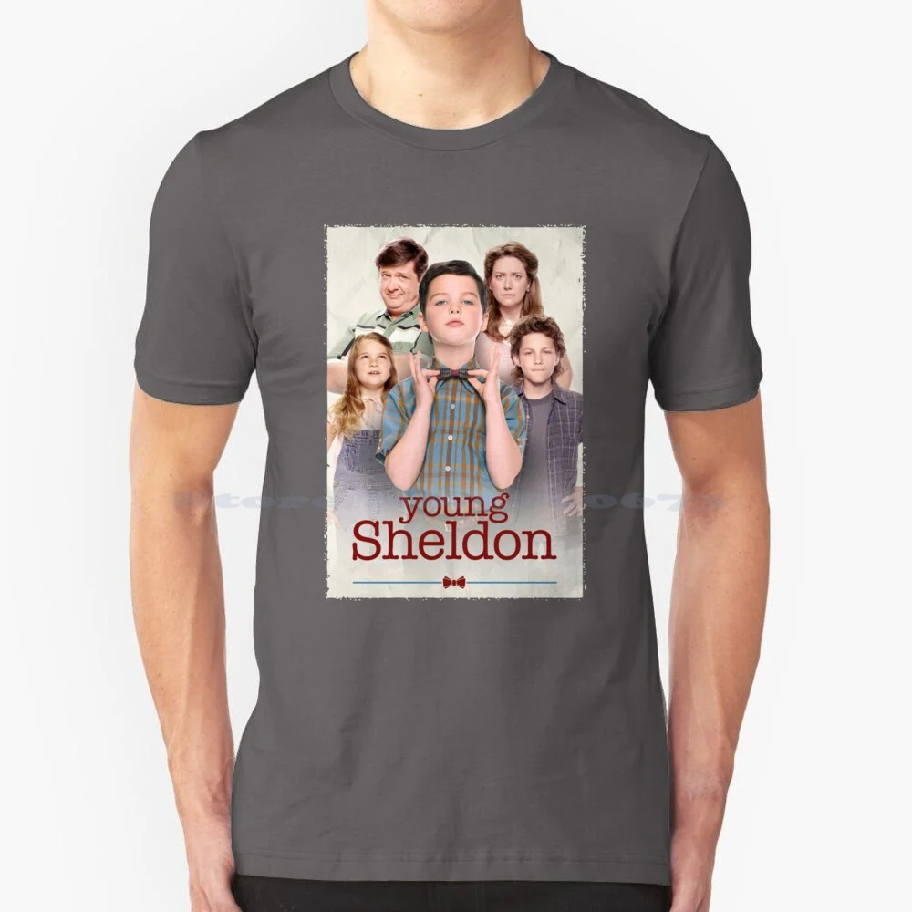 T-Shirt Young Owen T-Shirt In Cotone 100% T-Shirt Spencer Cooper The Theory Young Owen Bazinga Funny Sitcom Mary Cooper Missy Cooper Zoe