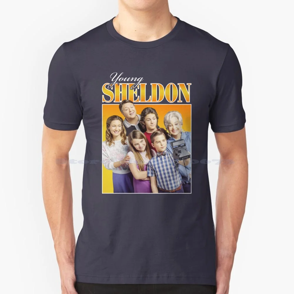 T-Shirt Young Owen T-Shirt In Cotone 100% T-Shirt Spencer Cooper The Theory Young Owen Bazinga Funny Sitcom Mary Cooper Missy Cooper Zoe