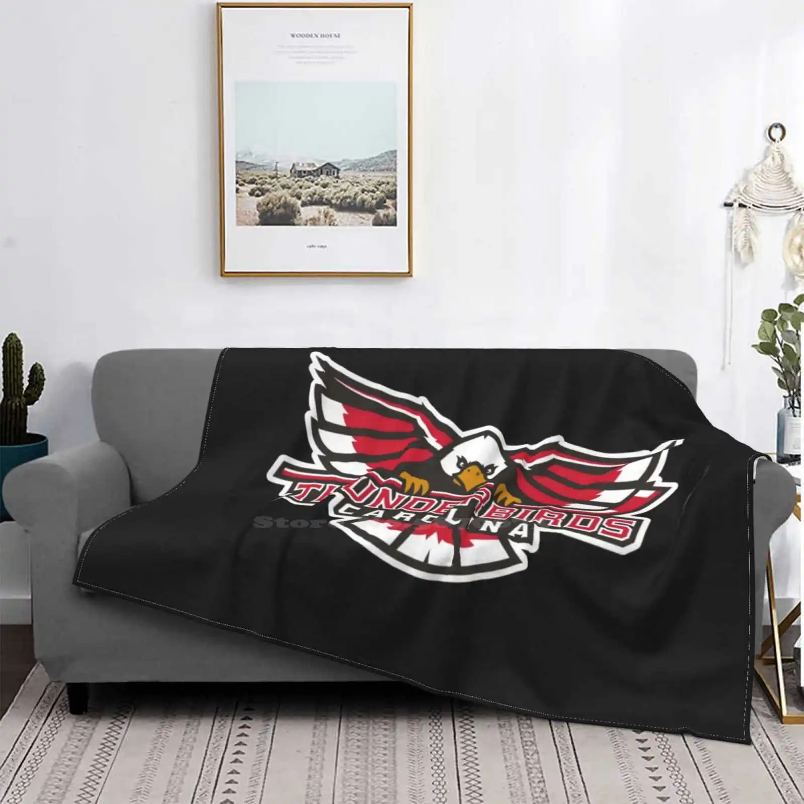 Carolina Thun Rds Quattro Stagioni Confortevole Caldo Morbido Tiro Coperta Carolina Thun Rds Hockey Su Ghiaccio Gioco Di Ghiaccio Sport Americani