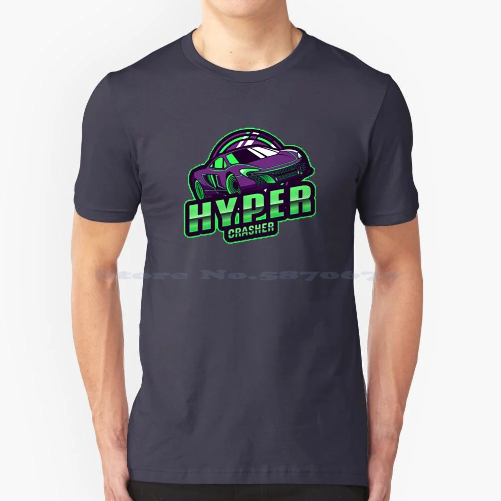 Hyper T Shirt 100% Cotone Tee Soccer Car Action Rocket League Gaming Boost Football Dominus Ottano
