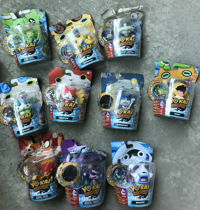 Bandai Monster Yo-Kai Watch Action Figure Jibanyan "Er Model Yo-Kai Watch Coin Blind Box Toy Gift