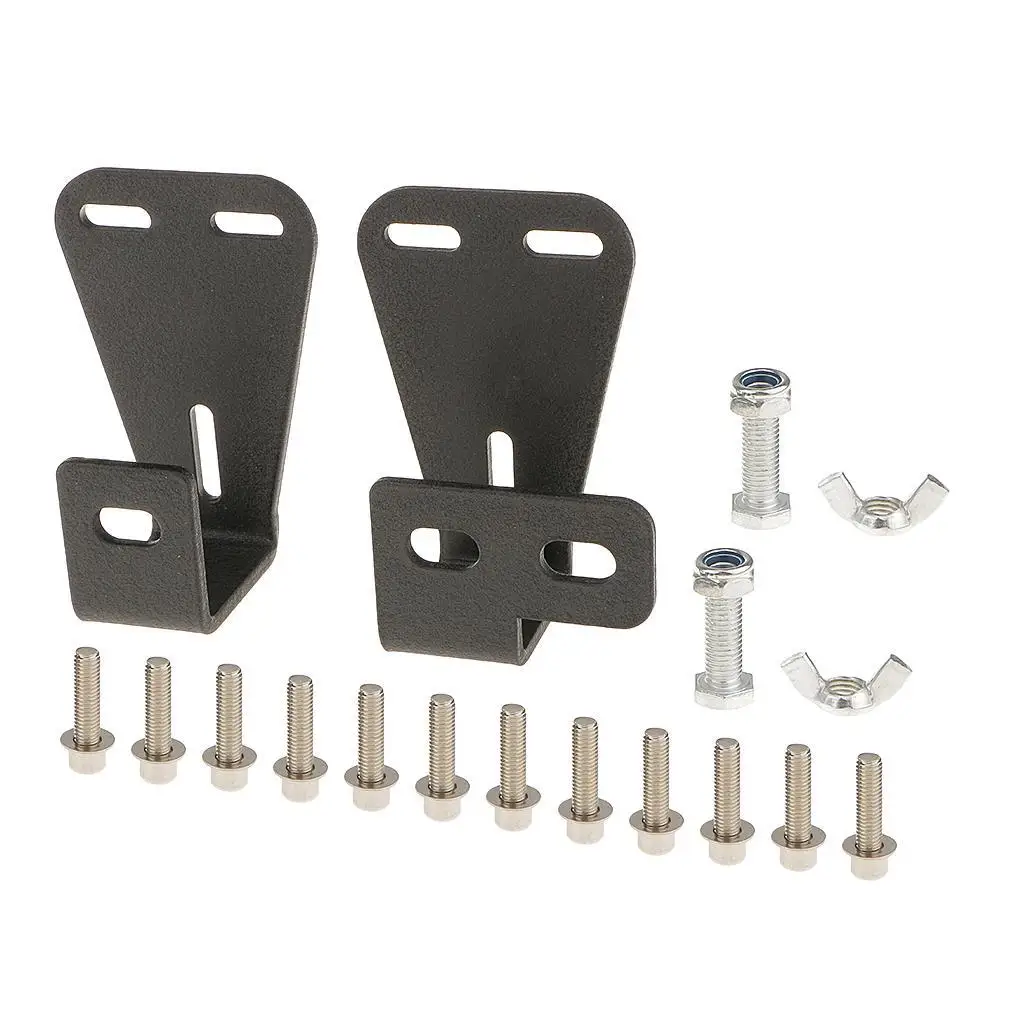 Per Jeep Wrangler Cj Tj Yj Staffe Di Montaggio Per Cofano Jack Hi-Lift In Acciaio