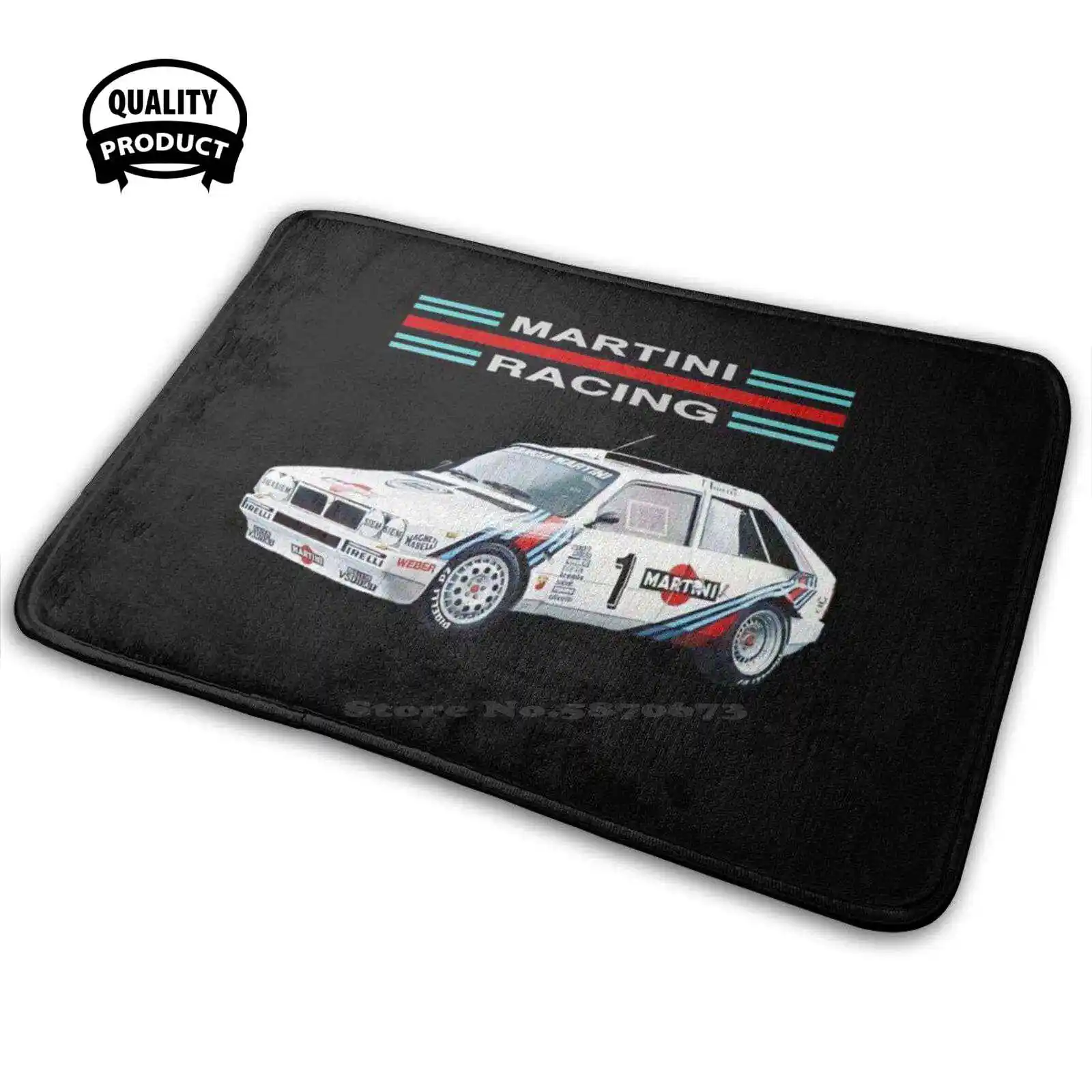 Lancia Delta Hf Integrale Wrc Rally Car 3D Morbido Tappetino Antiscivolo Tappeto Cuscino Lancia Delta Hf Integrale Escort Escort