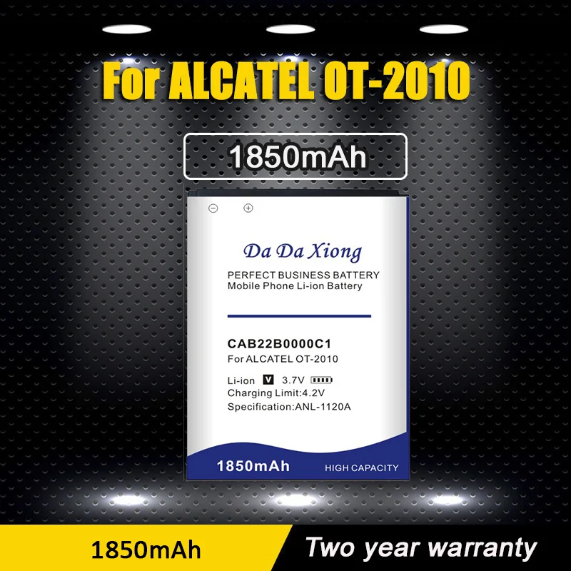 1850Mah Cab22B0000C1 Cab3010010C1 Batteria Per Alcatel One Touch Ot-2010 Ot-2010D Ot-2010X Ot-356 665X 1010D,1030D,2012D