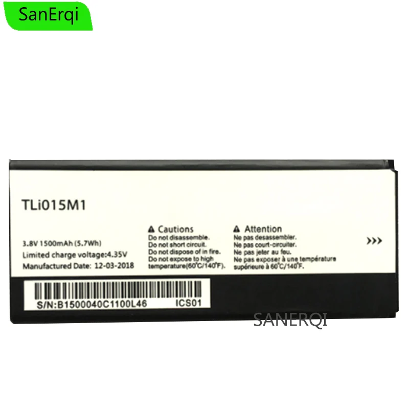 Batteria Tli015M1 Per Alcatel One Touch Pixi 4 4034A Pixi 4 4034F 4034A 4034X 4034D 500Mah Di Alta Qualità