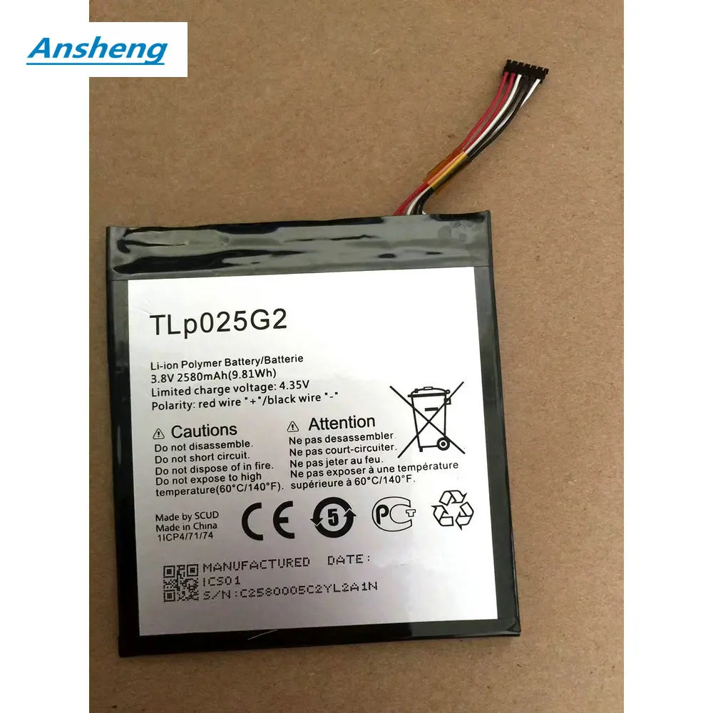 Batteria Originale 2580Mah Tlp025G2 Tlp025Gc Per Alcatel One Touch Pixi 4 7.0 9003X Smart Phone