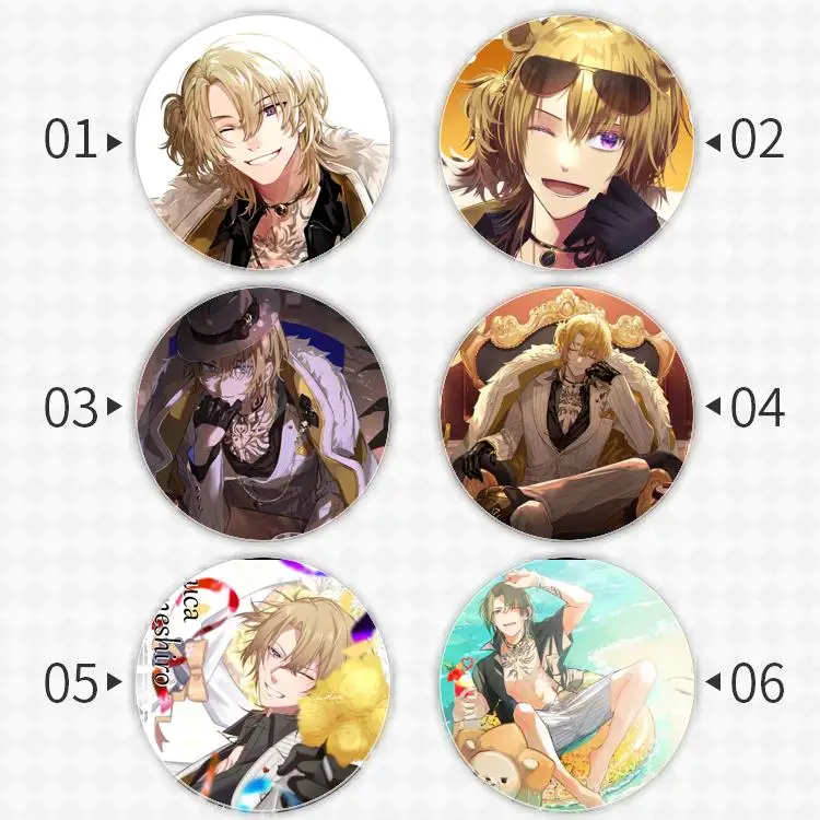 Luca Kaneshiro Badge Spilla Vtuber Virtual Youtuber Anchor Periferiche Pin Anime Periferiche Personalizza Regalo Per Bambini