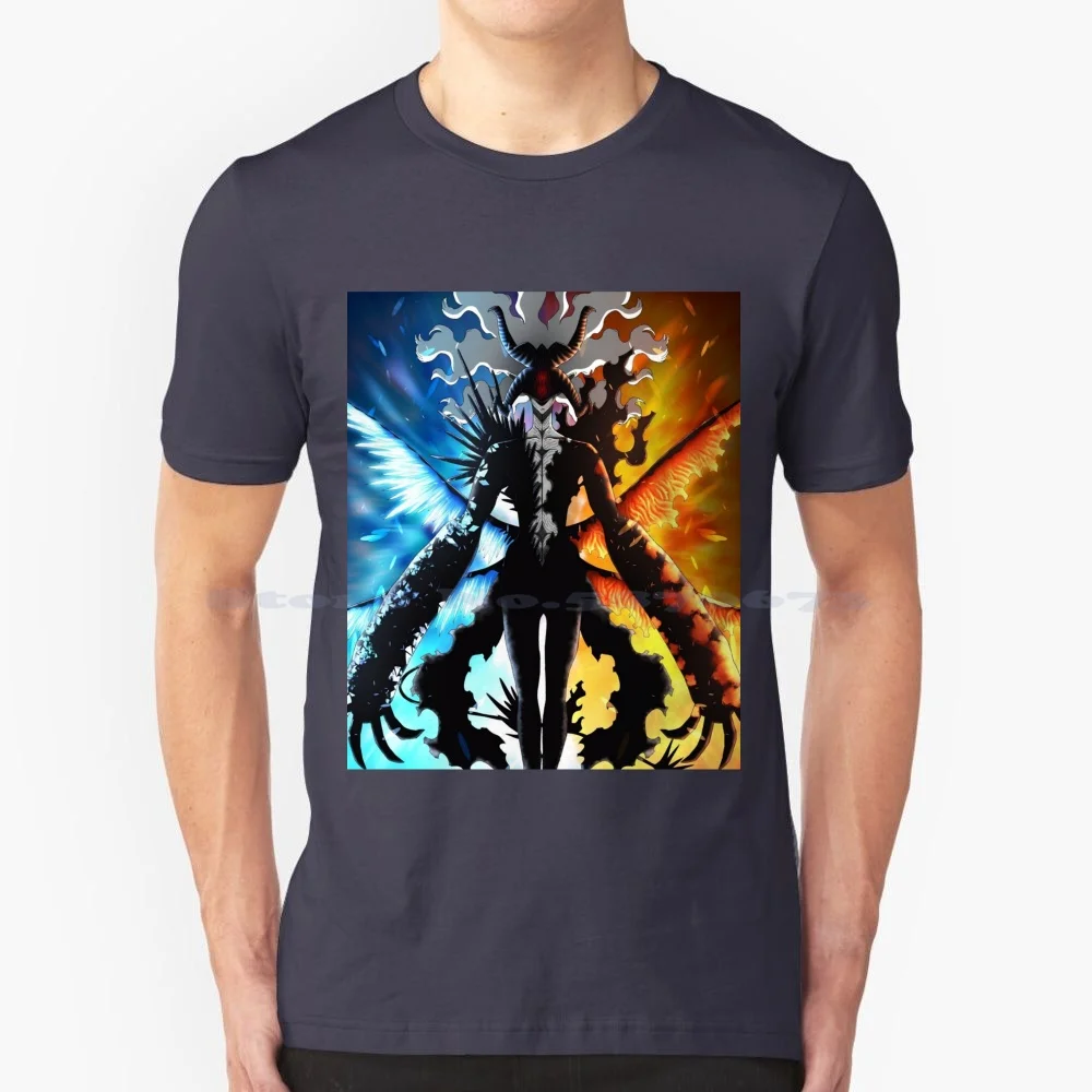 Art-Black Clover T Shirt 100% Cotone Tee Asta Black Clover Black Clover Manga Black Clover Anime Black Clover Black Bulls Black