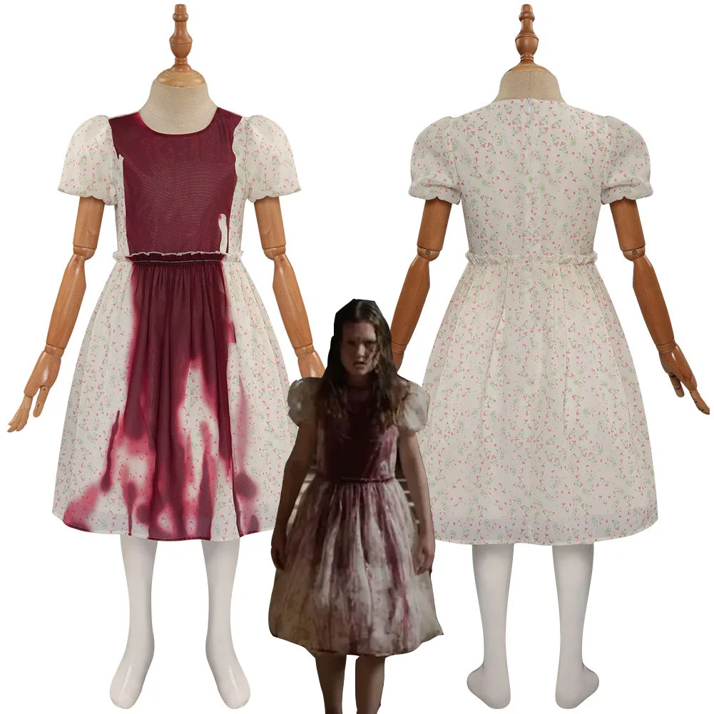 The Esorcista Kids Children Jenny Fantasia Cosplay Girls Fantasy Dress Gioco Di Ruolo Costume Outfit Halloween Carnival Suit