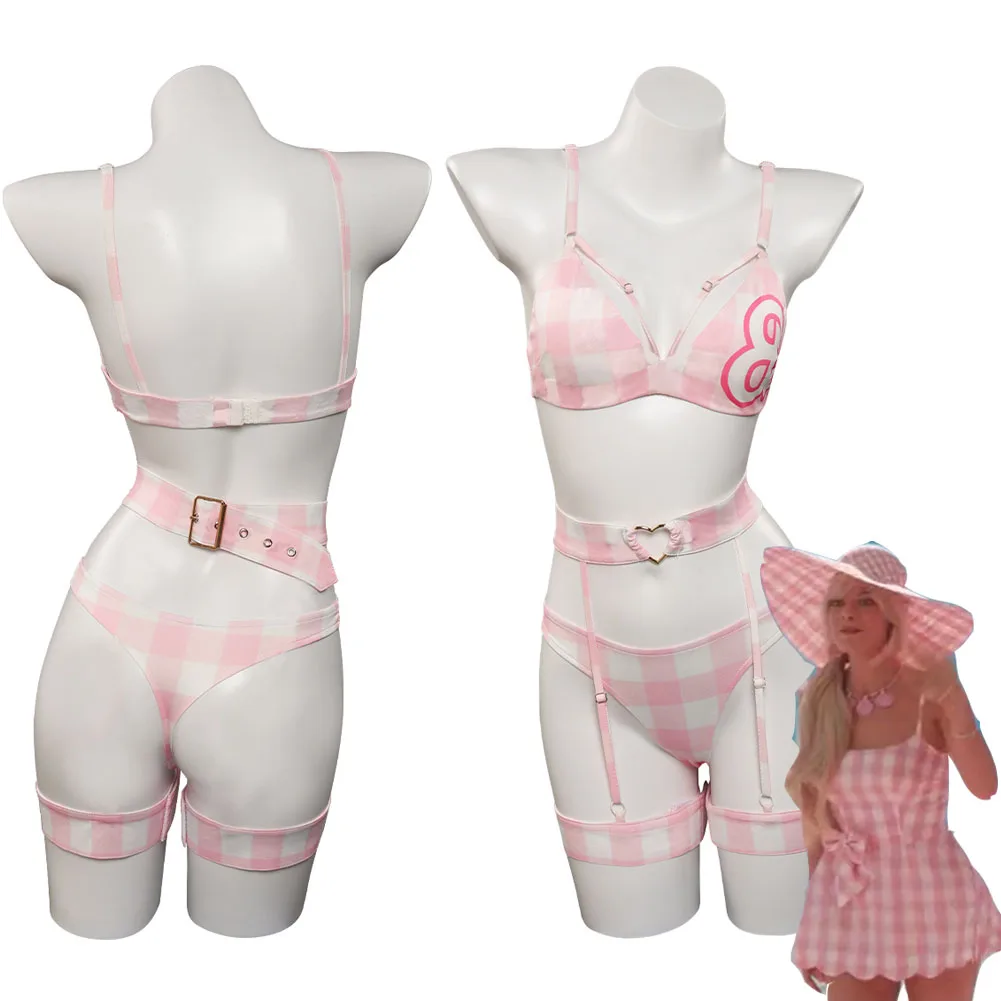 Castone Cosplay Sexy Fantasia Lingerie Set 2023 Movie Barbier Travestimento Costume Intimo Donna Adulta Fantasy Outfit Halloween