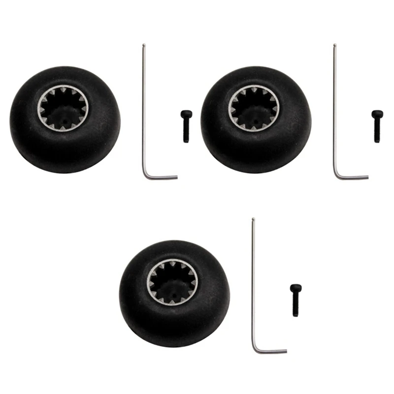 3 Set Di Kit Di Ricambio Per Presa Di Corrente Per Frullatore Nero In Metallo E Plastica Per Pezzi Di Ricambio Per Frullatore Vitamix Con Chiave Ingle