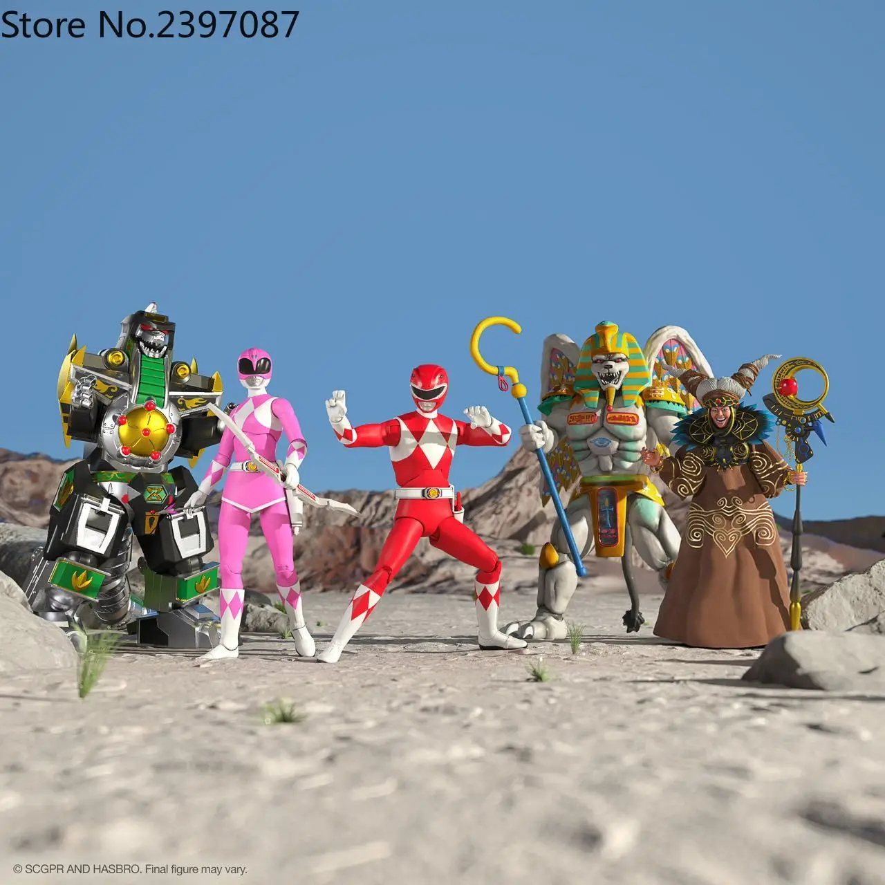 Super7 Power Rangers Mighty Morphin Pink Ranger Red Ranger Rita Repulsa Dragonzord Action Figure Toy Classic Power Rangers