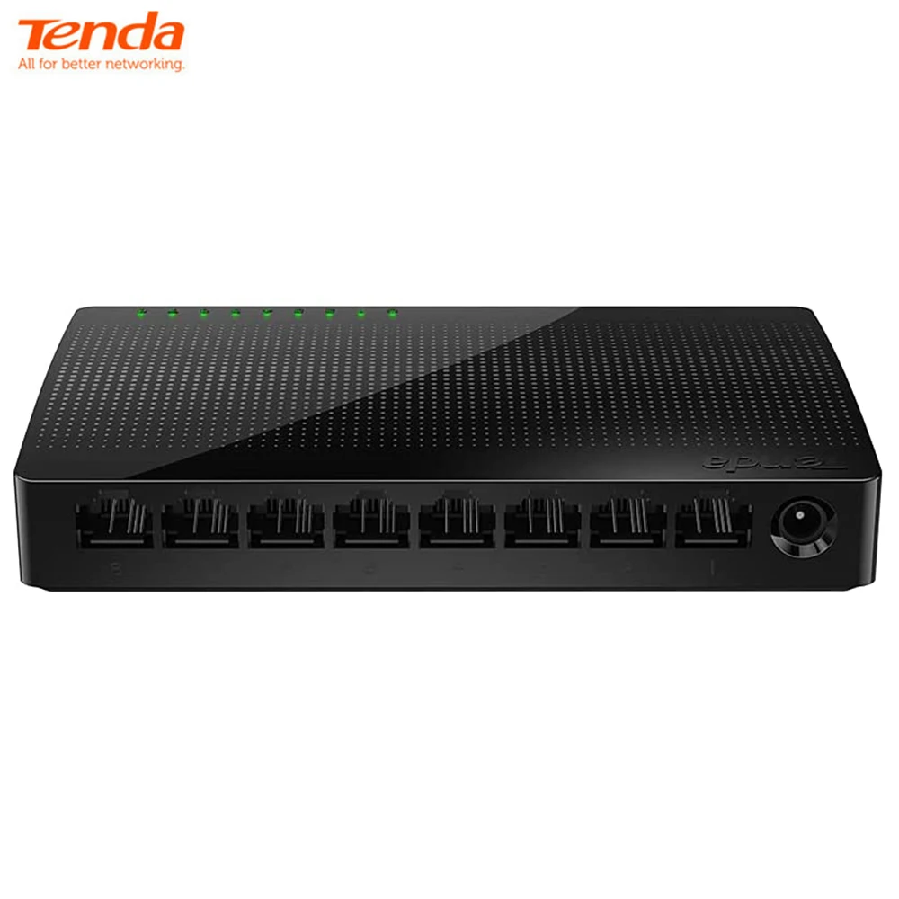 Tenda Sg108 Mini 8 Porte Desktop 1000Mbps Switch Di Rete Gigabit Fast Rj45 Ethernet Switcher Lan Switching Hub Adapter Per Router