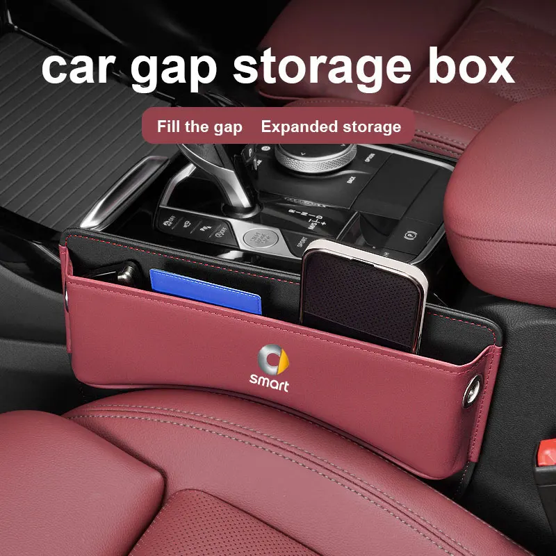 Seggiolino Auto Gap Filler Tasche Storage Box Gap Filler Seat Organizer Per Smart Fortwo Forfour 453 451 450 Car
