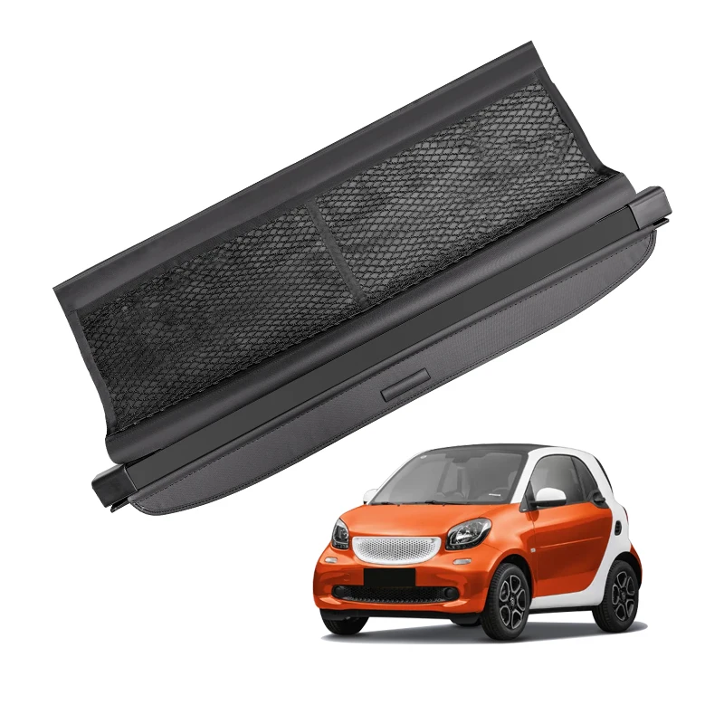 Per Benz Smart Fortwo 2009-2022 Cargo Cover Trunk Portapacchi Retrattile Scudo Impermeabile Privacy Cargo Cover Accessori Auto