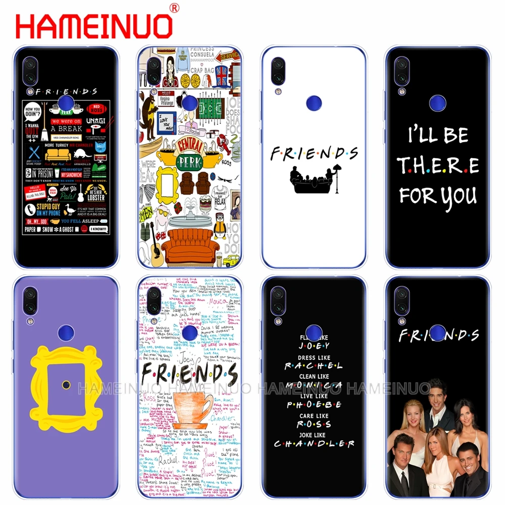 Custodia In Silicone Per Telefono Per Xiaomi Mi 9 Se 9T Pro Cc9 Se A3 Lite Redmi Noet 7 7S Pro 7A Redmi Go K20 Pro Y3 Bag Friends Tv Show