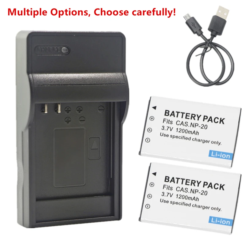 Np-20 Batteria O Caricabatterie Per Casio Exilim Ex-M1 M2 M20 S1 S2 S3 S20 S100 S500 S600 S770 S880 Z11 Z12 Z3 Z4 Z5 Z6 Z7 Z8 Z60 Z65